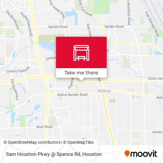 Mapa de Sam Houston Pkwy @ Spence Rd