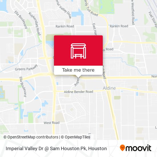 Imperial Valley Dr @ Sam Houston Pk map