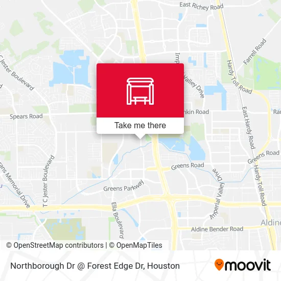 Northborough Dr @ Forest Edge Dr map