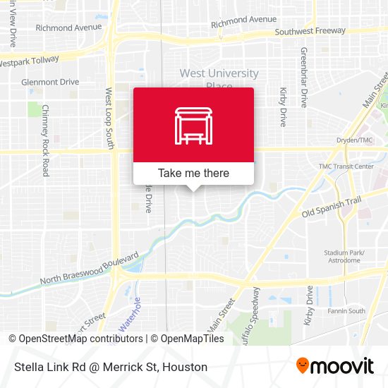 Stella Link Rd @ Merrick St map