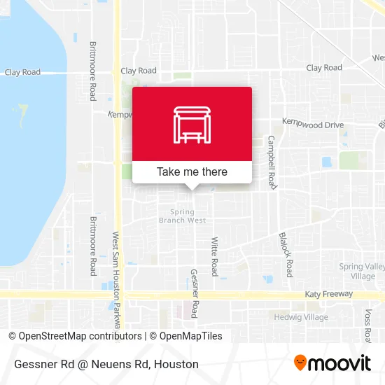 Gessner Rd @ Neuens Rd map