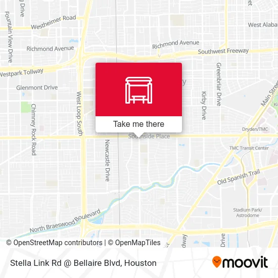Stella Link Rd @ Bellaire Blvd map