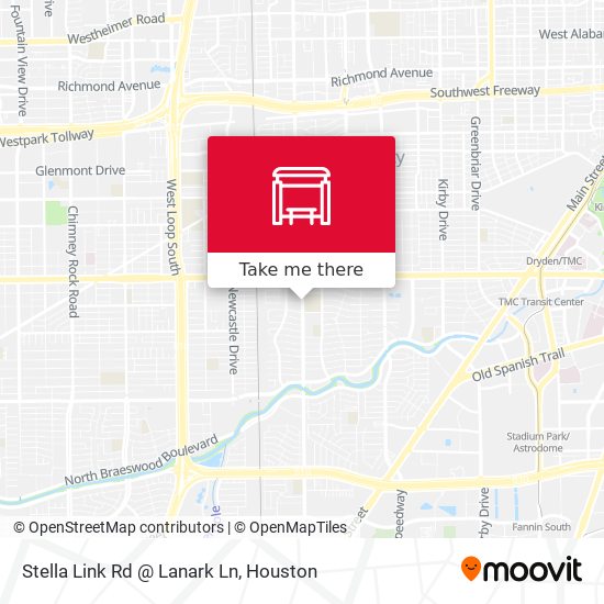 Stella Link Rd @ Lanark Ln map