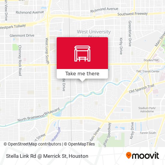 Stella Link Rd @ Merrick St map