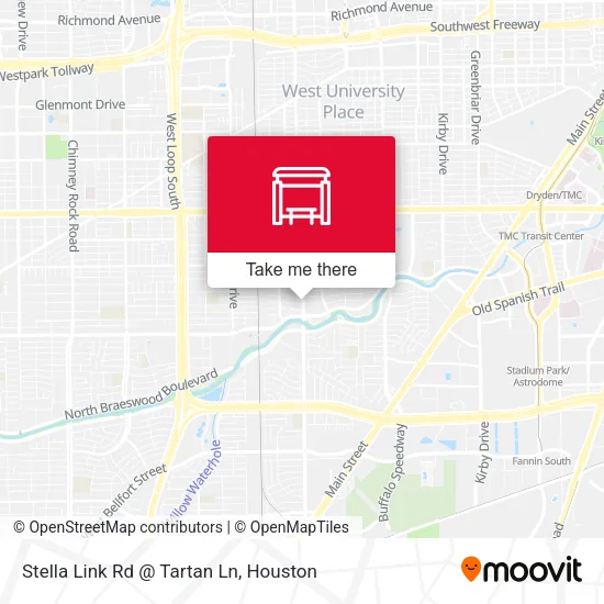 Stella Link Rd @ Tartan Ln map