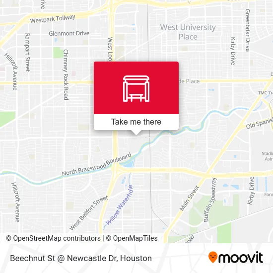 Beechnut St @ Newcastle Dr map