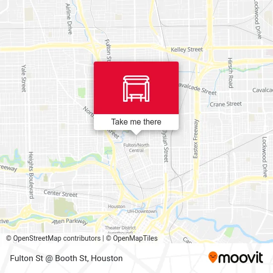 Fulton St @ Booth St map