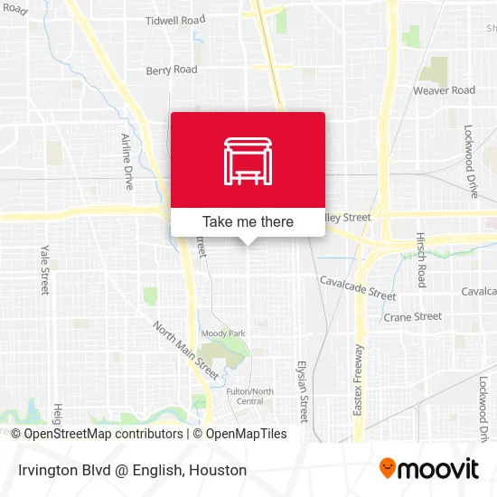 Mapa de Irvington Blvd @ English