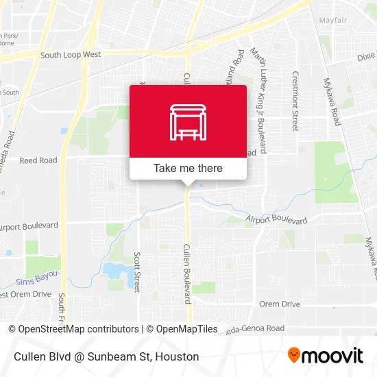 Cullen Blvd @ Sunbeam St map