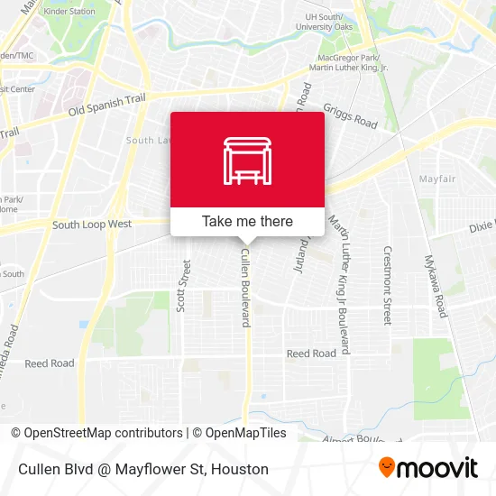 Cullen Blvd @ Mayflower St map