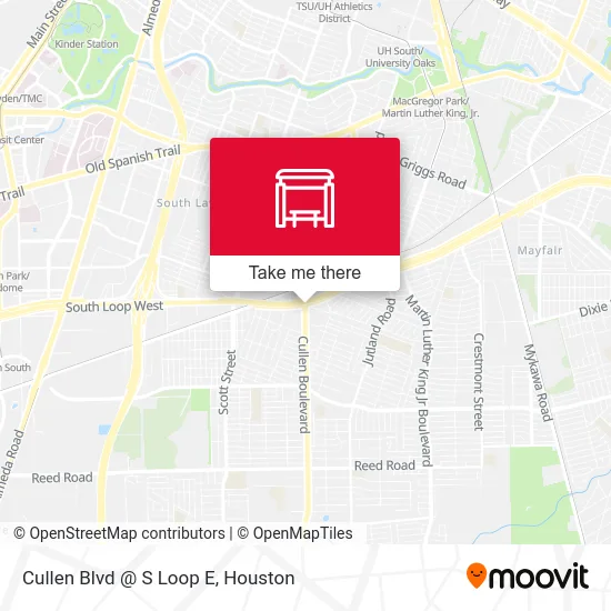 Mapa de Cullen Blvd @ S Loop E