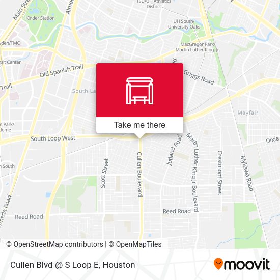 Cullen Blvd @ S Loop E map