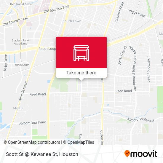 Scott St @ Kewanee St map