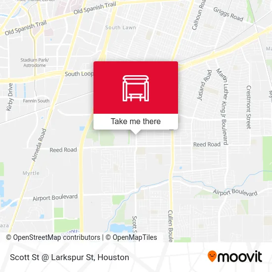 Mapa de Scott St @ Larkspur St