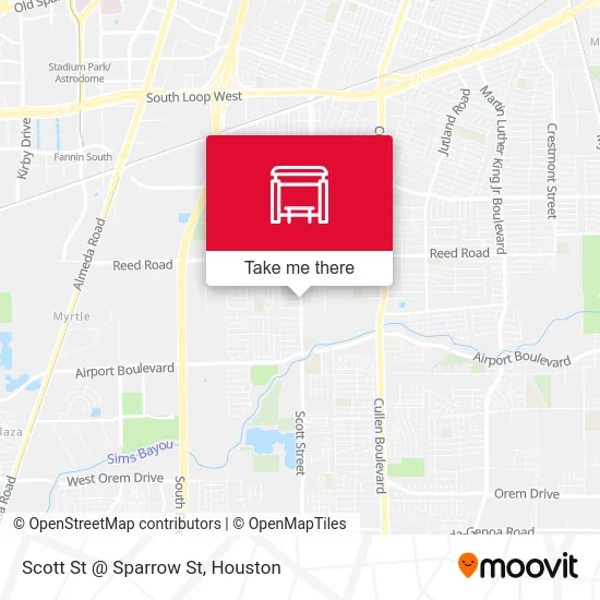 Mapa de Scott St @ Sparrow St