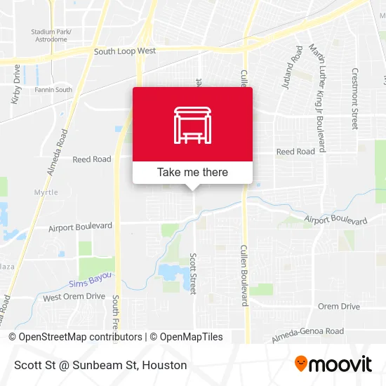 Mapa de Scott St @ Sunbeam St