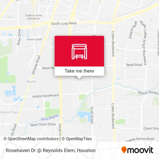 Mapa de Rosehaven Dr @ Reynolds Elem