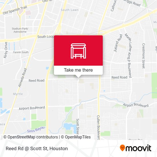 Reed Rd @ Scott St map