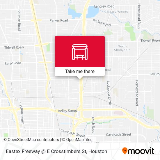 Eastex Freeway @ E Crosstimbers St map