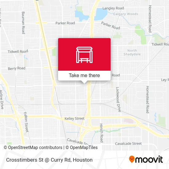 Mapa de Crosstimbers St @ Curry Rd