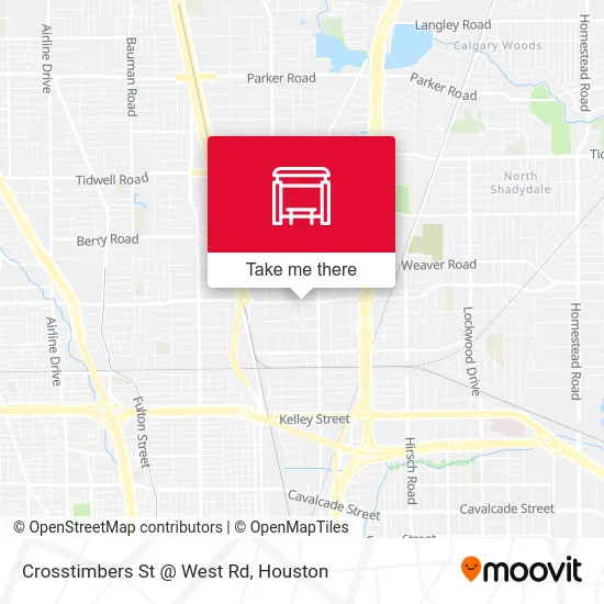 Crosstimbers St @ West Rd map