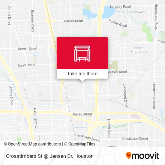Mapa de Crosstimbers St @ Jensen Dr