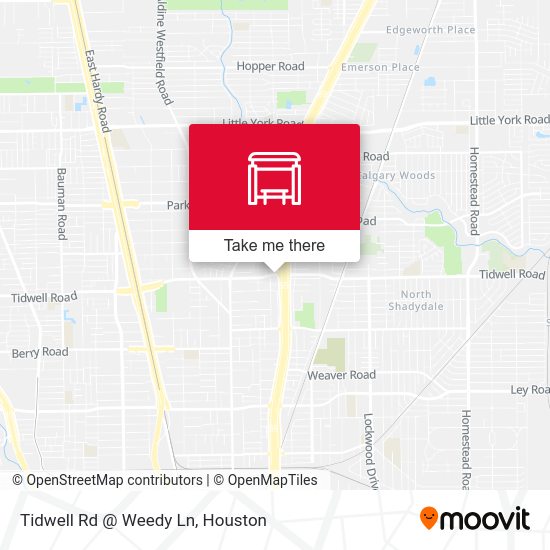Tidwell Rd @ Weedy Ln map