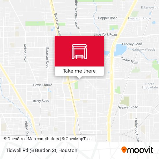 Tidwell Rd @ Burden St map