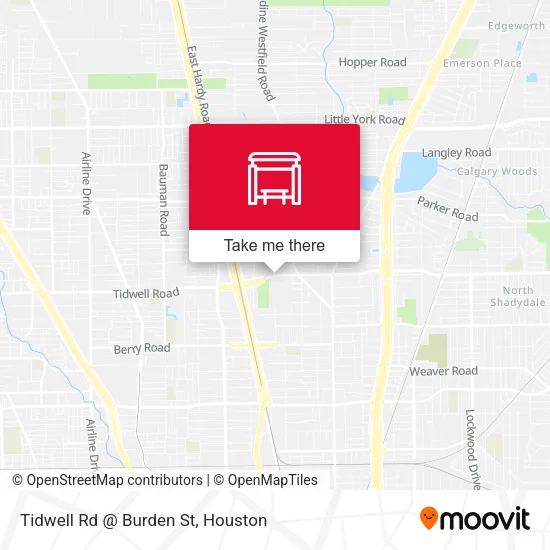 Tidwell Rd @ Burden St map