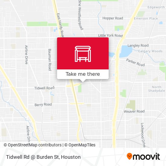 Tidwell Rd @ Burden St map
