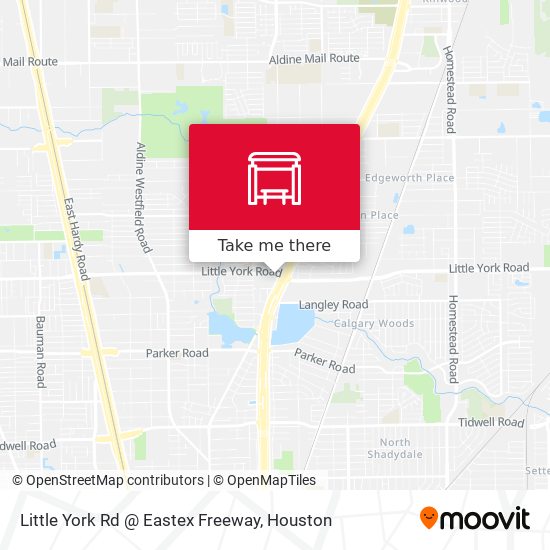 Little York Rd @ Eastex Freeway map