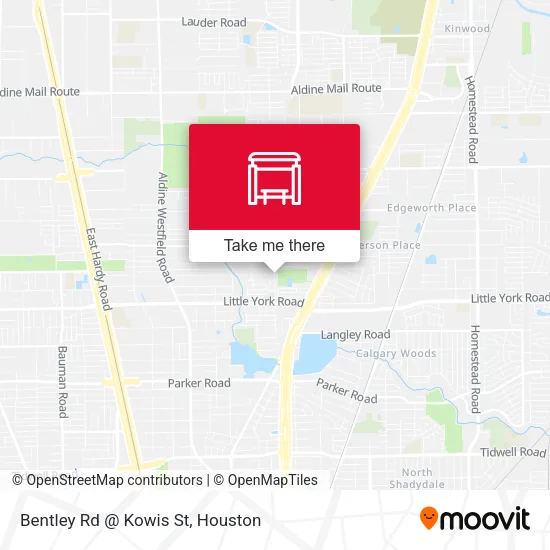 Mapa de Bentley Rd @ Kowis St