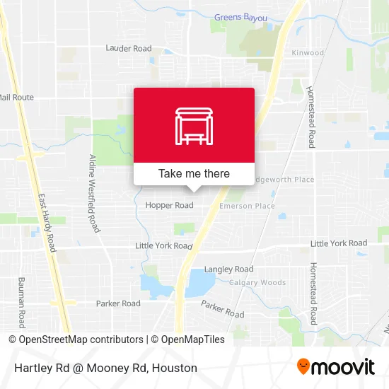 Mapa de Hartley Rd @ Mooney Rd