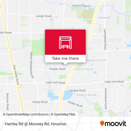 Hartley Rd @ Mooney Rd map