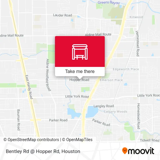 Bentley Rd @ Hopper Rd map