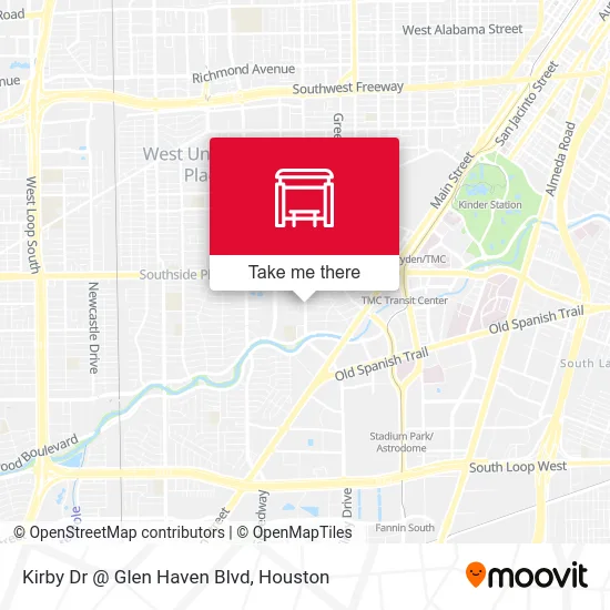 Kirby Dr @ Glen Haven Blvd map
