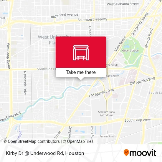 Kirby Dr @ Underwood Rd map