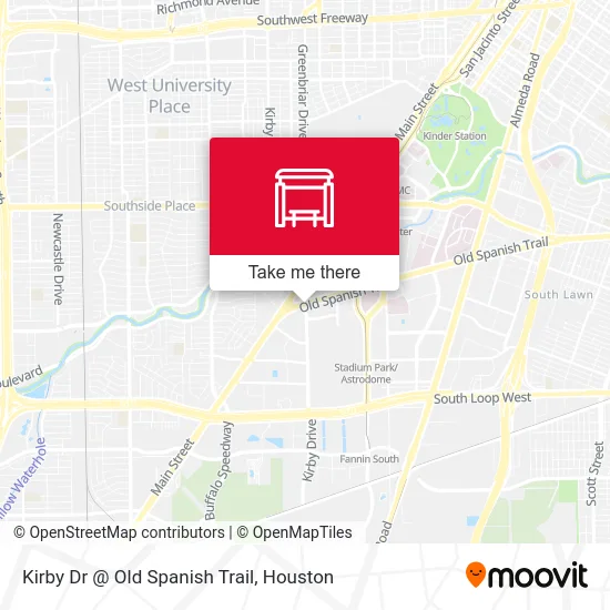 Mapa de Kirby Dr @ Old Spanish Trail