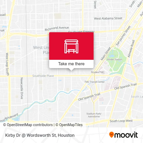 Mapa de Kirby Dr @ Wordsworth St
