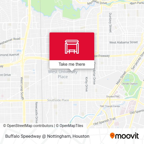 Buffalo Speedway   @ Nottingham map