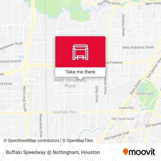 Mapa de Buffalo Speedway   @ Nottingham