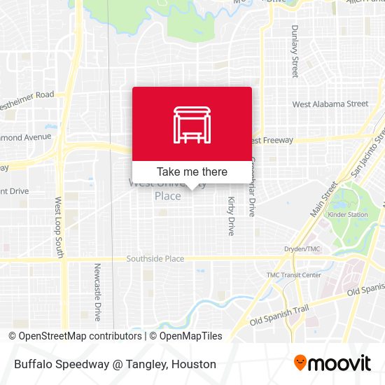 Buffalo Speedway   @ Tangley map