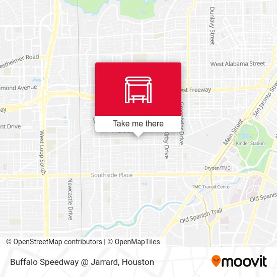Buffalo Speedway   @ Jarrard map