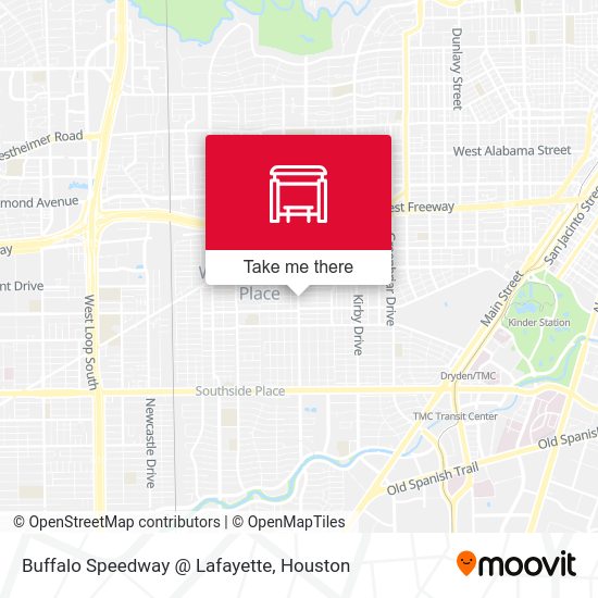 Buffalo Speedway   @ Lafayette map