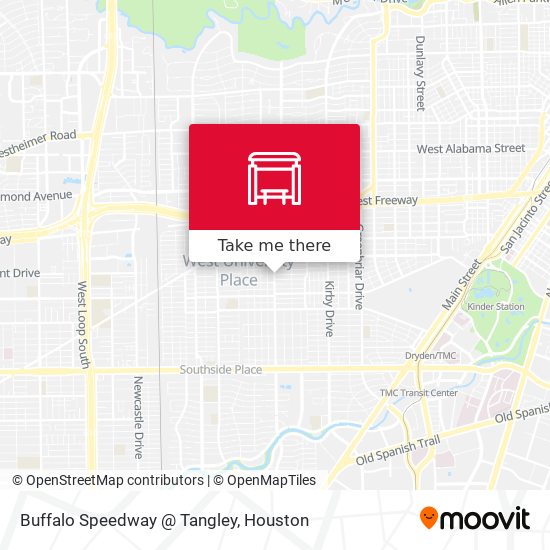 Buffalo Speedway   @ Tangley map