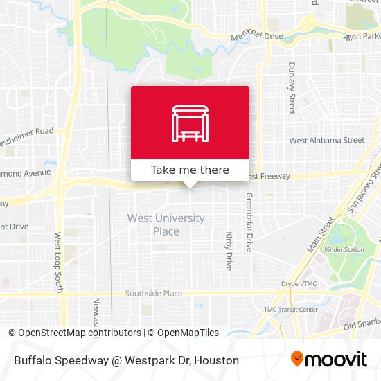Buffalo Speedway   @ Westpark Dr map