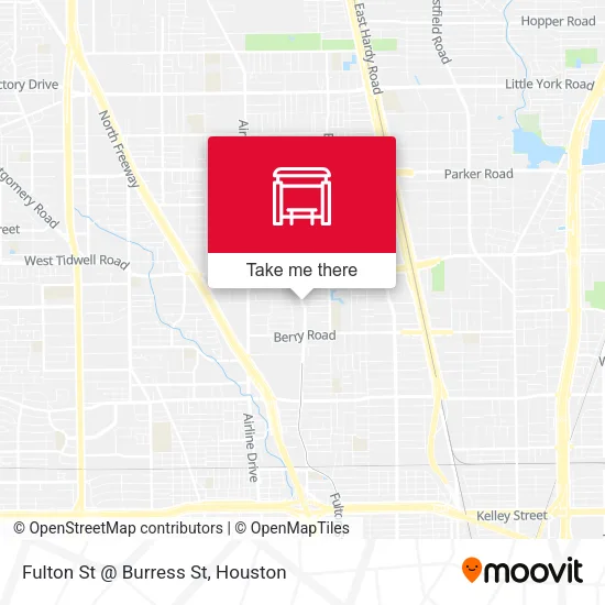Fulton St @ Burress St map