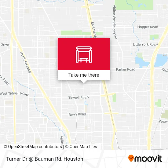 Mapa de Turner Dr @ Bauman Rd