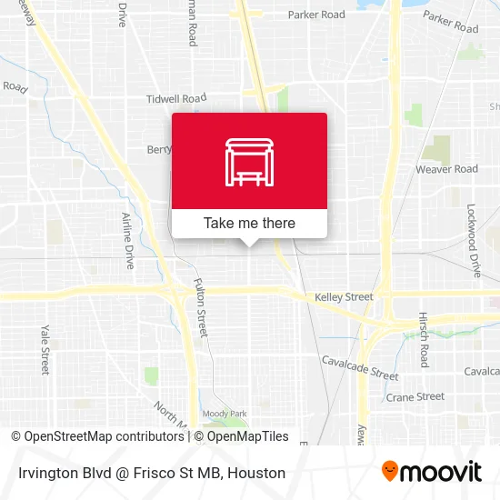Irvington Blvd @ Frisco St MB map