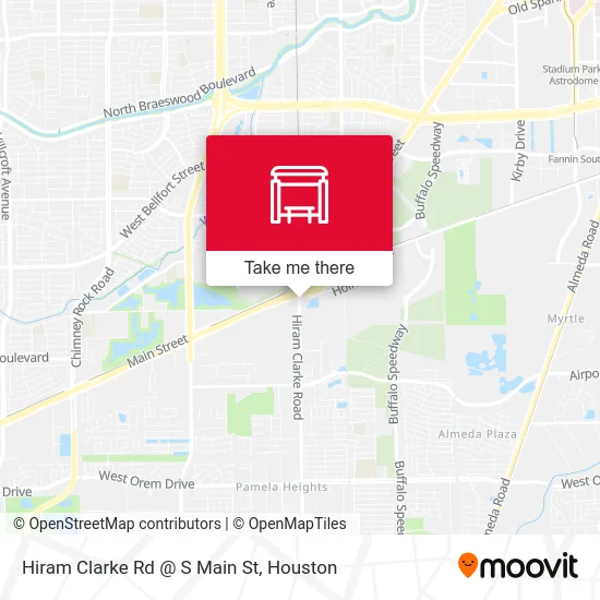 Mapa de Hiram Clarke Rd @ S Main St
